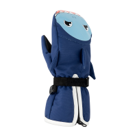 ДЕТСКИ СКИ РЪКАВИЦИ В СИНЬО С МОТИВ НА АКУЛА | BLUE | XS-S | Diel